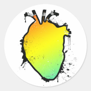 Sticker Rond coeur