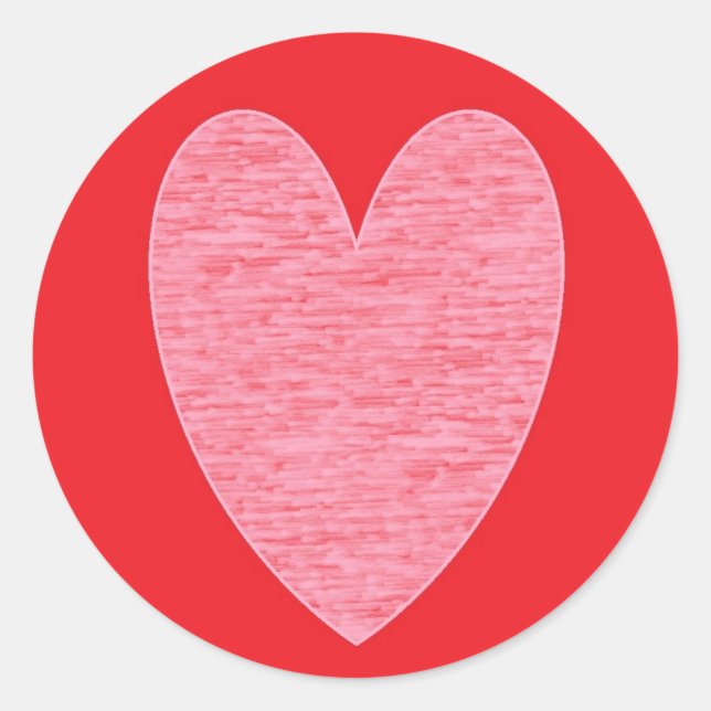 Sticker Rond Coeur 3 (Devant)
