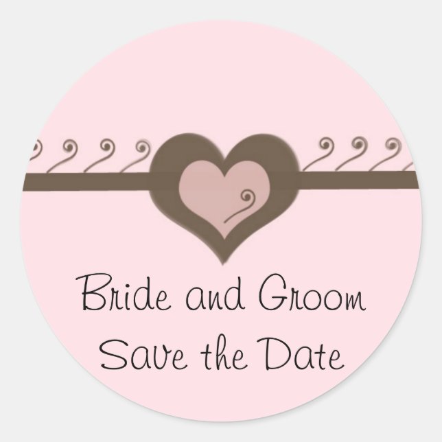 Sticker Rond Coeur et rouleaux (Devant)