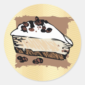 Sticker Rond Coffee Cake
