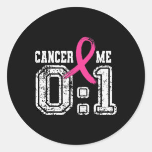 Sticker Rond Coffre de sensibilisation au cancer du sein au rub