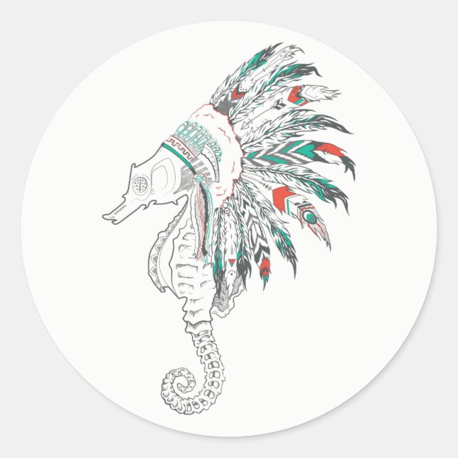 Sticker Rond coiffure (Devant)