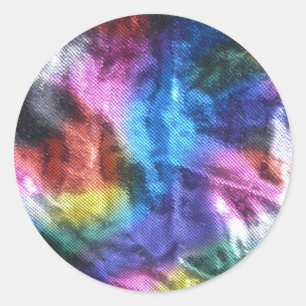 Sticker Rond Coincé dans les années 70 - Disco Era Sparkles