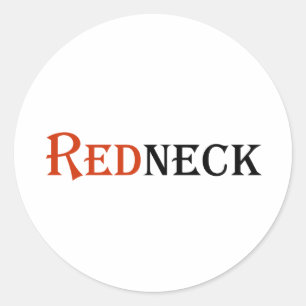 Sticker Rond Col rouge