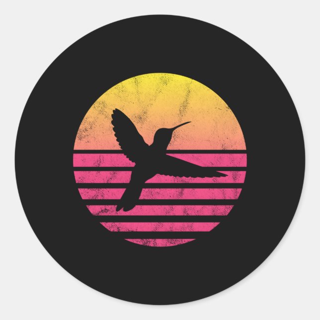 Sticker Rond Colibri (Devant)