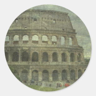 Sticker Rond Colisée, Rome