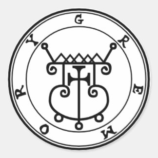 Sticker Rond Colle Gremory Goétia