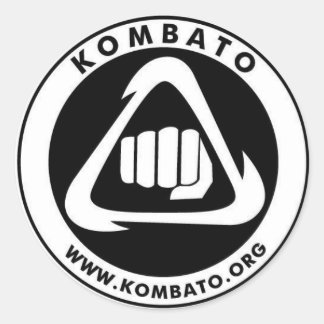 Sticker Rond Colle Kombato Civil