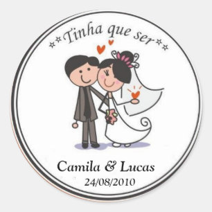 Sticker Rond Colle pour latinhas mint tu le BE