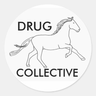 Sticker Rond Collectif Drughorse 3
