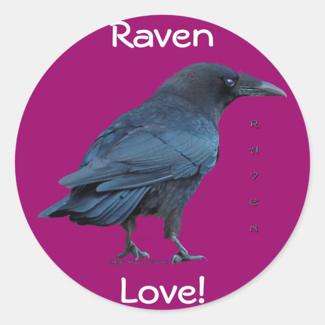 Sticker Rond Collection Black Raven III (Devant)