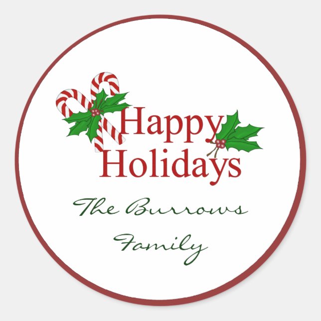 Sticker Rond Collection de sucres de canne (Devant)