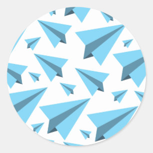 Sticker Rond Collection Fête d'Avions !