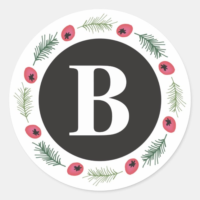 Sticker Rond Collection Merry Berry (Devant)