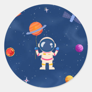 Sticker Rond Collection Space Party !