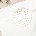 Collection Vintage de Mariage Glam Gold Confetti