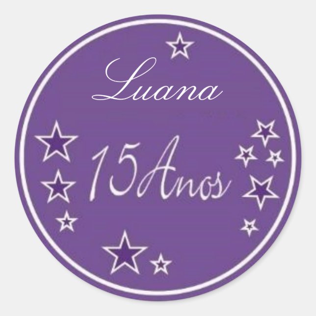 Sticker Rond Colles pour latinhas mint tu le BE (Devant)