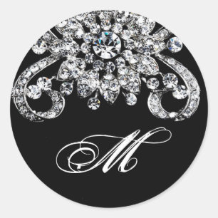 Sticker Rond collier de bijoux de diamant de joint de 20 - 1,5