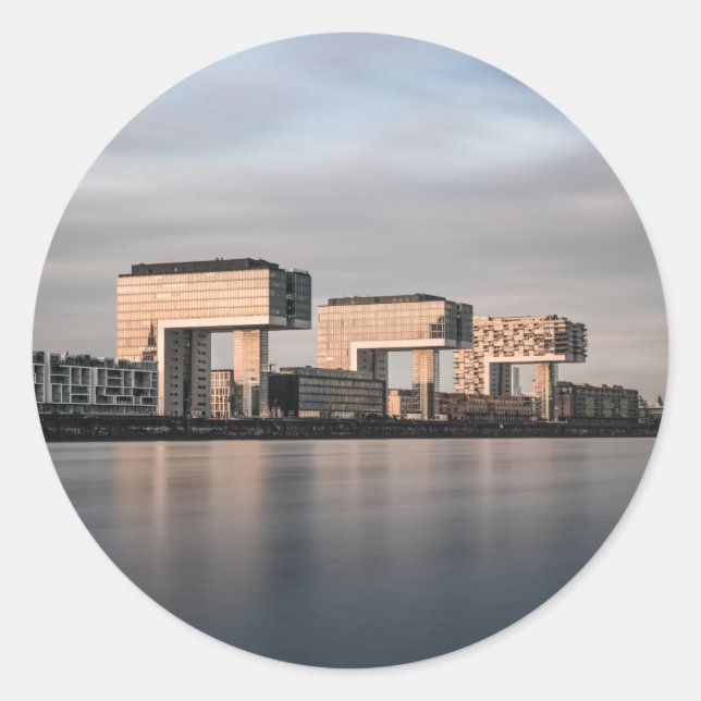 Sticker Rond Cologne Allemagne (Devant)