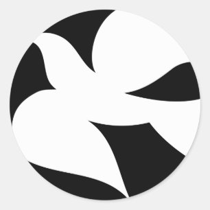 Sticker Rond colombe circulaire