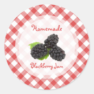 Sticker Rond Colonne Blackberry Jam