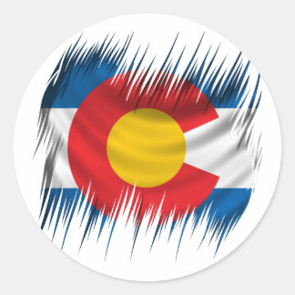 Sticker Rond Colorado