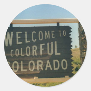 Sticker Rond Colorado