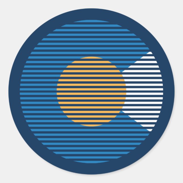 Sticker Rond colorado c (Devant)