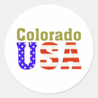 Sticker Rond Colorado USA Aashen alpha