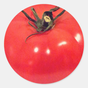 Sticker Rond Coloré Red Tomato 4Joe