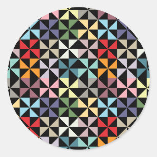 Sticker Rond Colorful