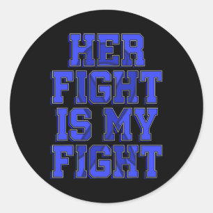 Sticker Rond Combattre est mon combat Ataxia Mouvement Trouble