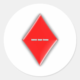 Sticker Rond Combinaison de diamants