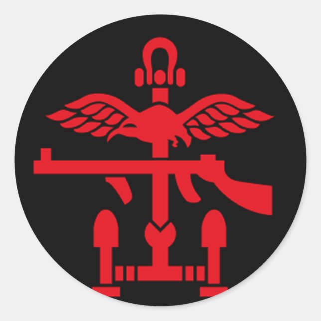 Sticker Rond Combined Operations (Devant)