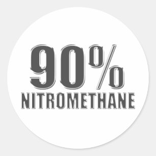 Sticker Rond Combustible de course de traînée de nitrométhane