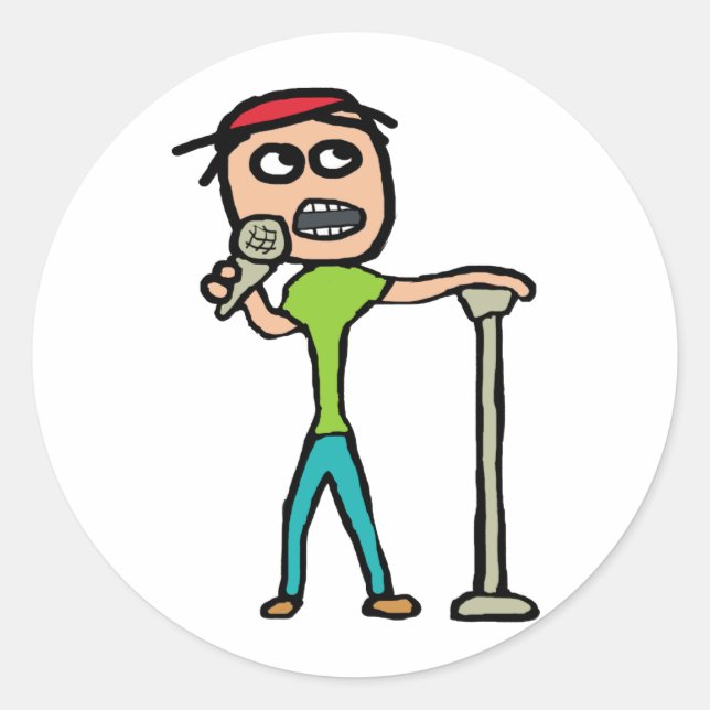 Sticker Rond Comédie (Devant)