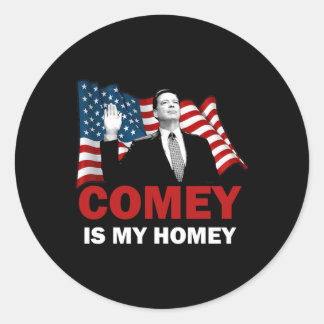 Sticker Rond Comey Est Mon Homey Anti Trump Groupe Républicain 