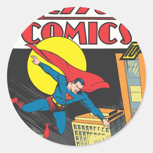 Sticker Rond Comics d'action #23 (Devant)