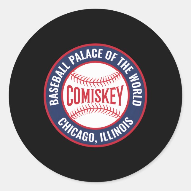 Sticker Rond Comiskey Park Chicago (Devant)