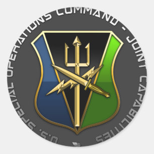 Sticker Rond Commande d'opérations spéciales - capacités