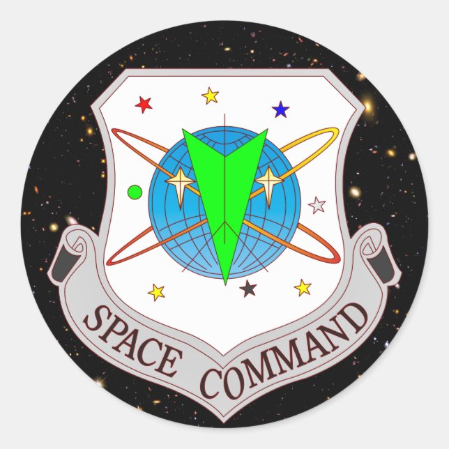 Sticker Rond Commande spatiale 2.0 (Devant)