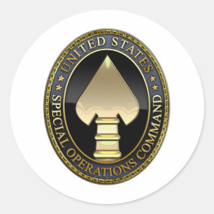 Sticker Rond Commandement des opérations spéciales des États-Un