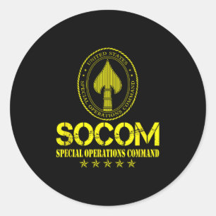 Sticker Rond Commandement des opérations spéciales Socom Patrio