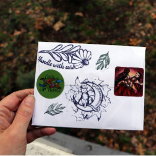 Sticker Rond Comme Ci-Dessous Triple Moon