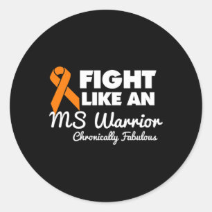 Sticker Rond Comme Une Ms Warrior