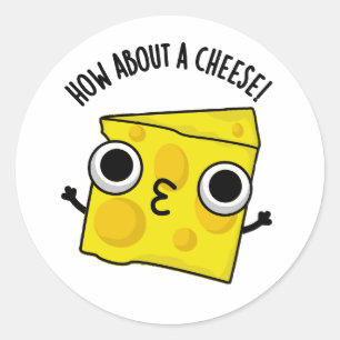 Sticker Rond Comment à propos d'un jeu de mots drôle sur le fro