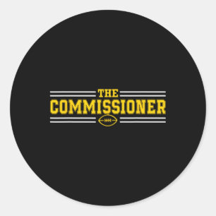 Sticker Rond Commissaire Commission Ligue d'Imaginaire de footb