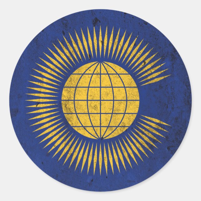 Sticker Rond Commonwealth (Devant)