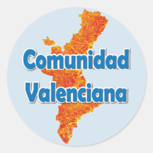 Sticker Rond Communauté valencienne
