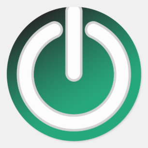 Sticker Rond Commutateur d'alimentation de secours